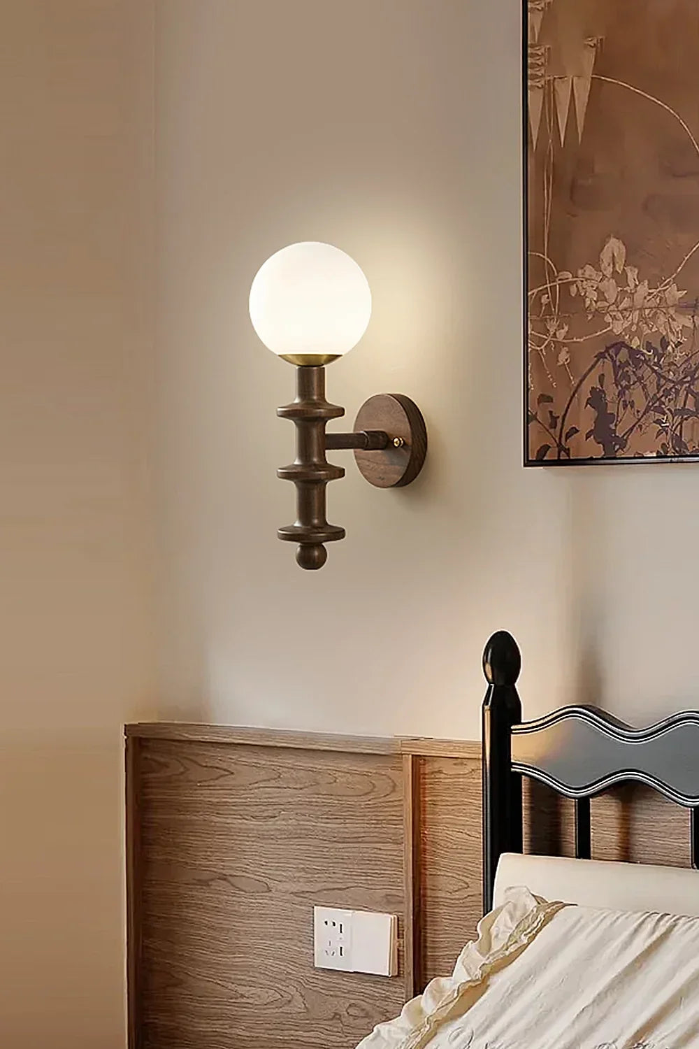 Coslett Wood Wall Lamp - view 2 | morylighting