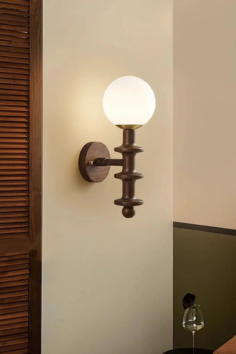 Coslett Wood Wall Lamp - view 3 | morylighting