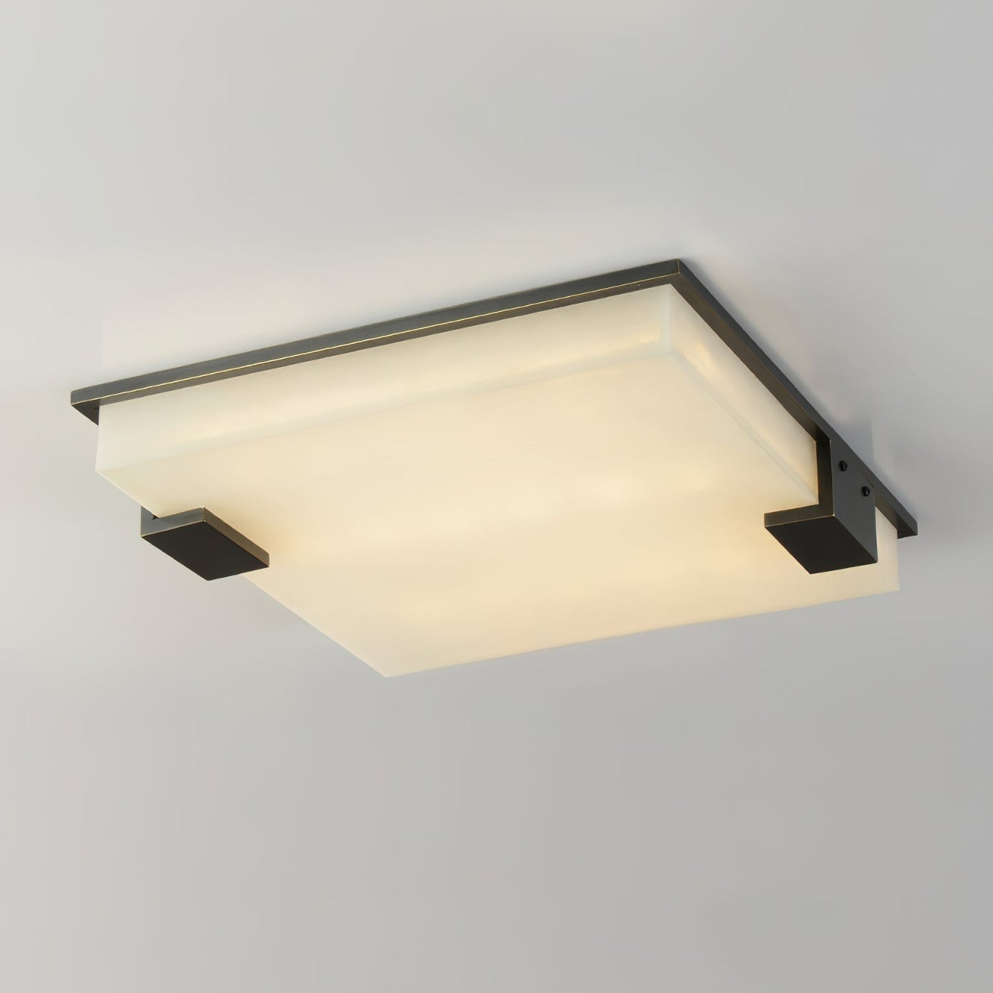 Covet Alabaster Flush Mount Ceiling Light