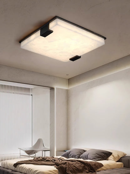 Covet Alabaster Flush Mount Ceiling Light