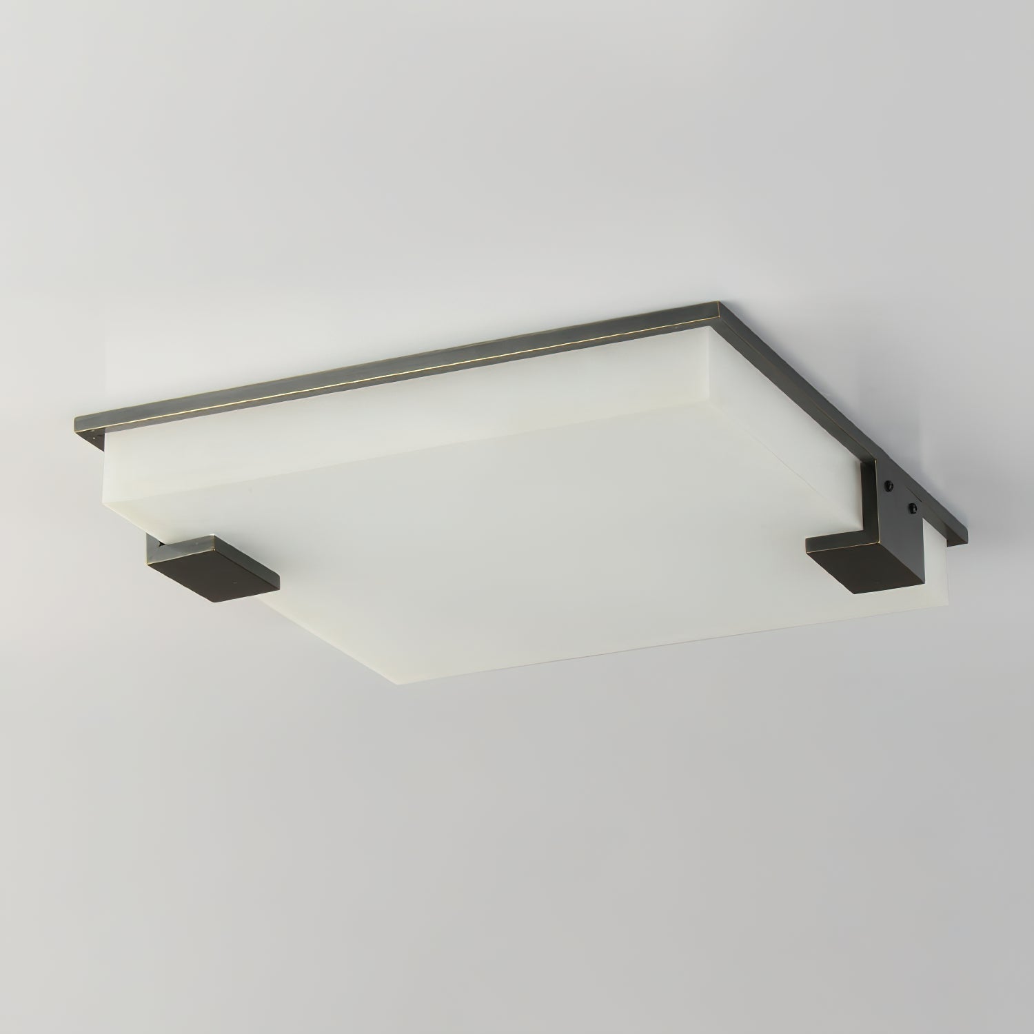 Covet Alabaster Flush Mount Ceiling Light