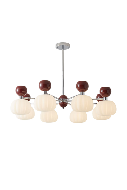 Cream Pumpkin Chandelier - view 22 | morylighting