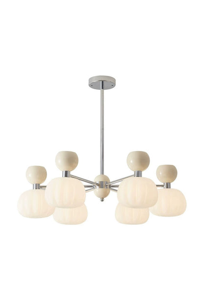 Cream Pumpkin Chandelier - view 21 | morylighting