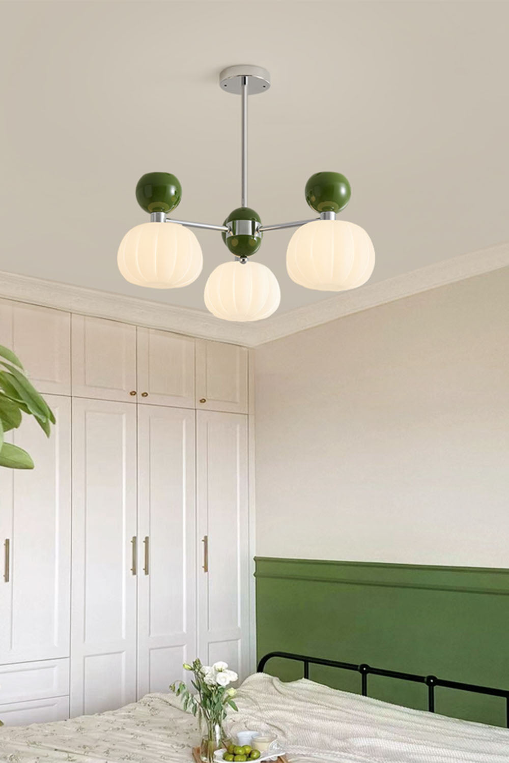 Cream Pumpkin Chandelier - view 11 | morylighting