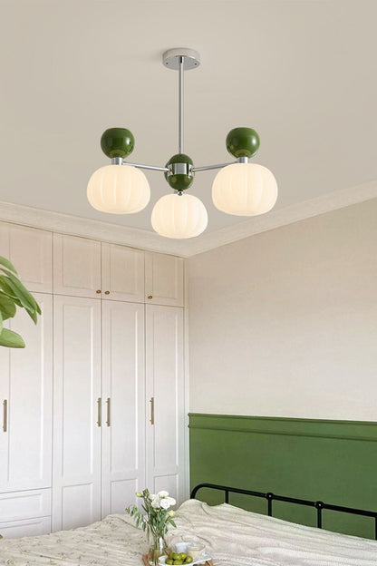 Cream Pumpkin Chandelier - view 11 | morylighting