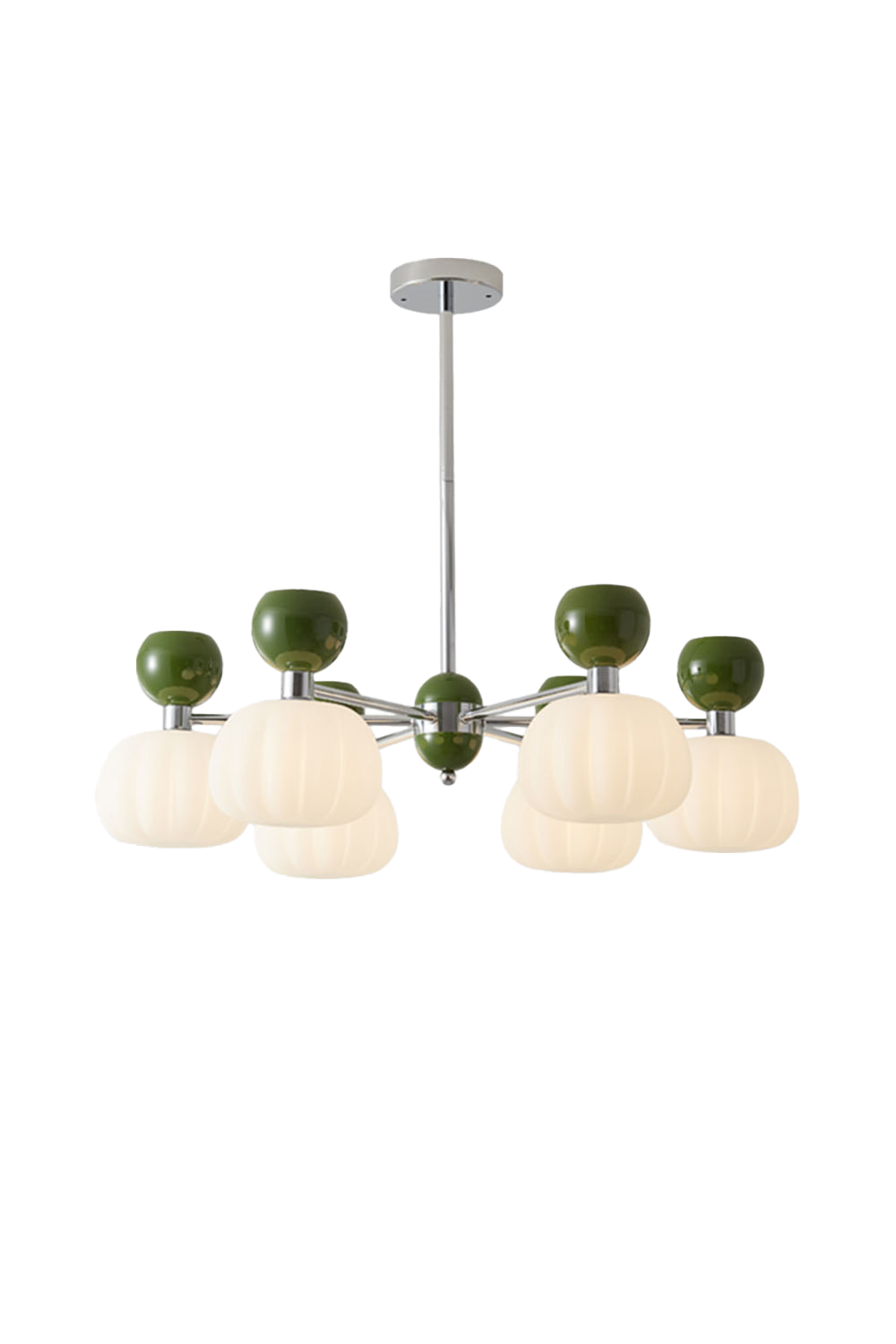 Cream Pumpkin Chandelier - view 20 | morylighting