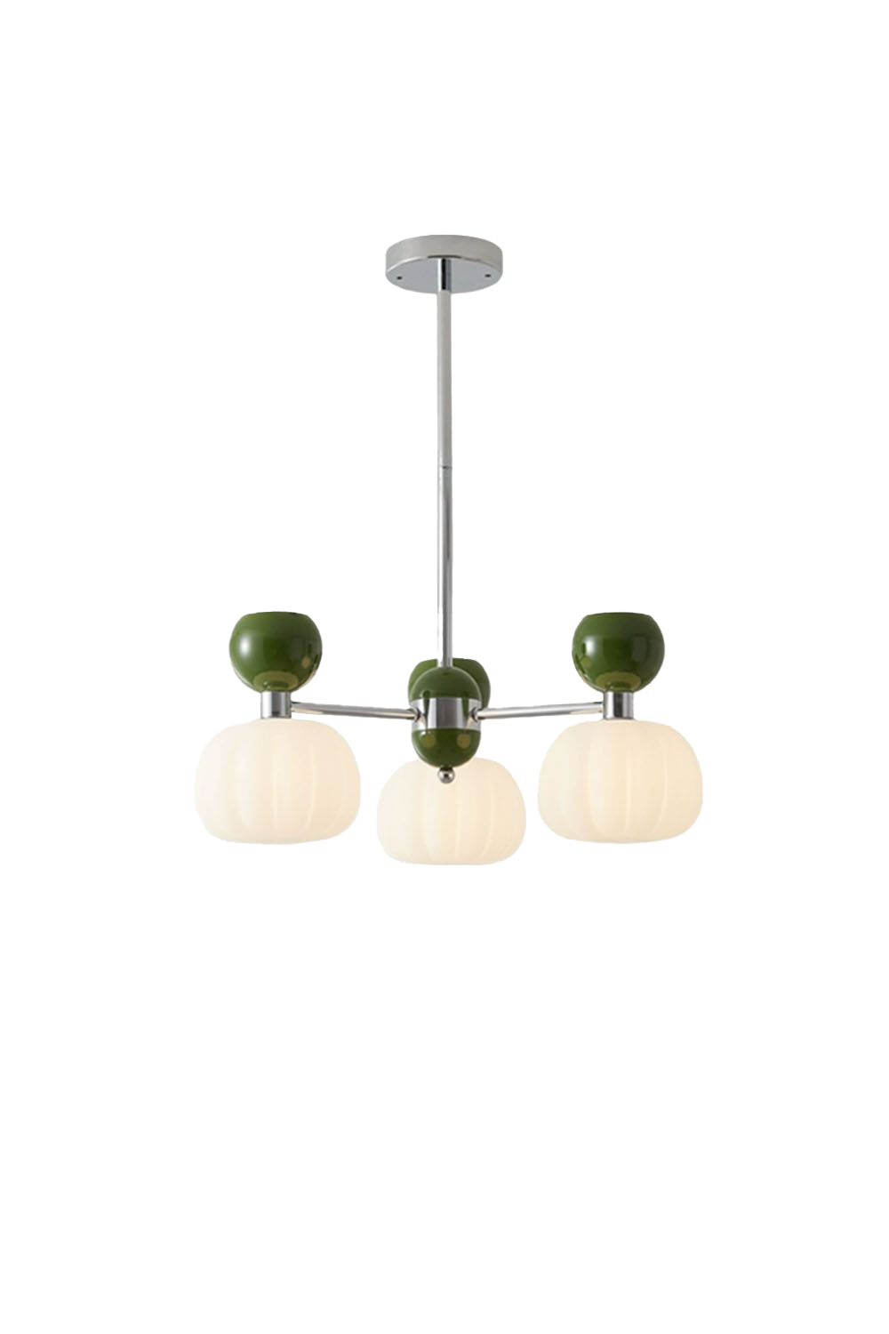 Cream Pumpkin Chandelier - view 17 | morylighting