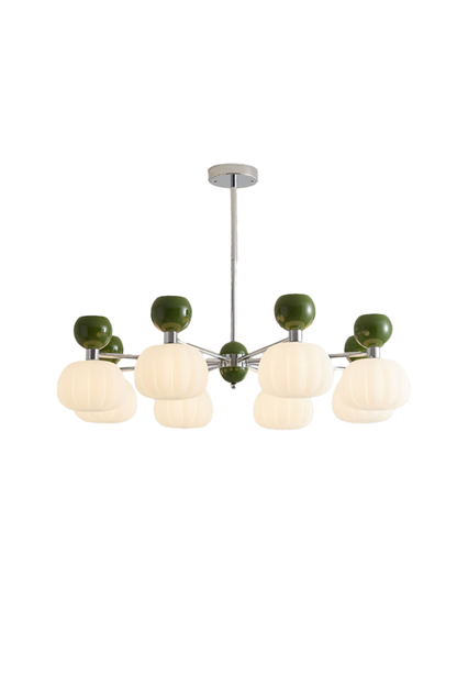 Cream Pumpkin Chandelier - view 23 | morylighting