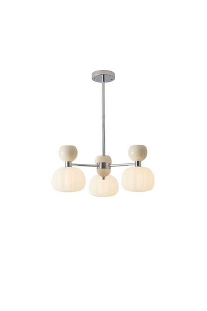 Cream Pumpkin Chandelier | morylighting