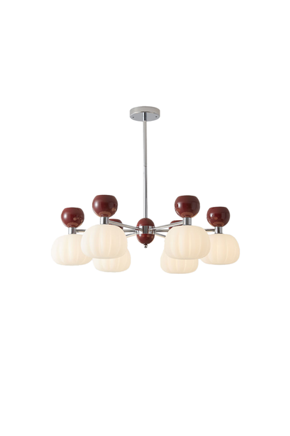 Cream Pumpkin Chandelier - view 19 | morylighting