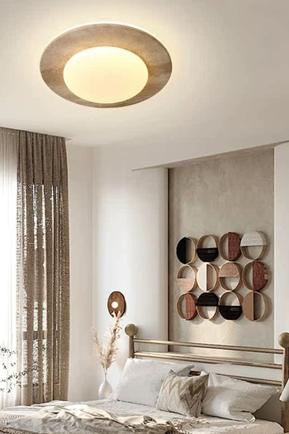 Cream Wabi-Sabi Ceiling Lamp - view 6 | morylighting