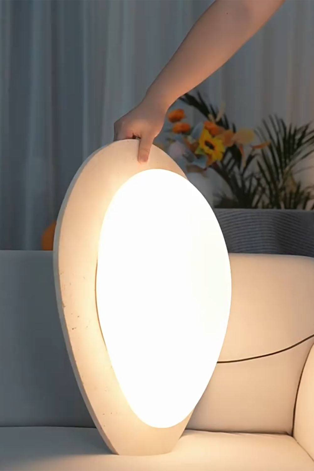 Cream Wabi-Sabi Ceiling Lamp - view 10 | morylighting