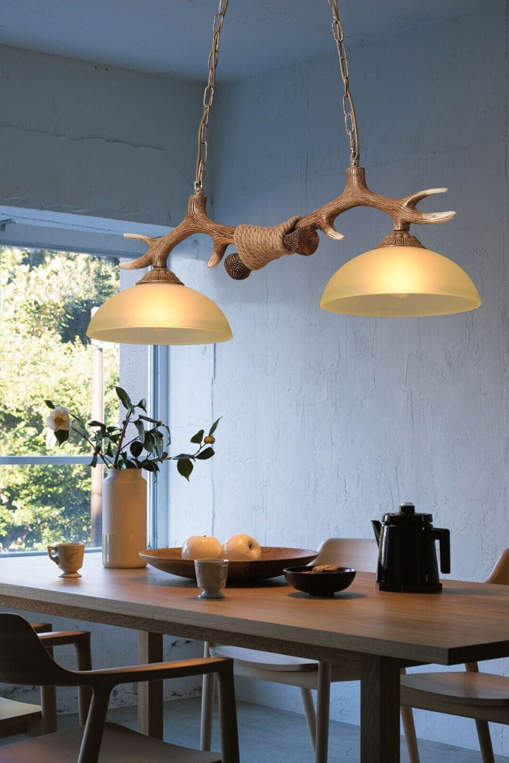 Creative glass antler chandelier - morylighting