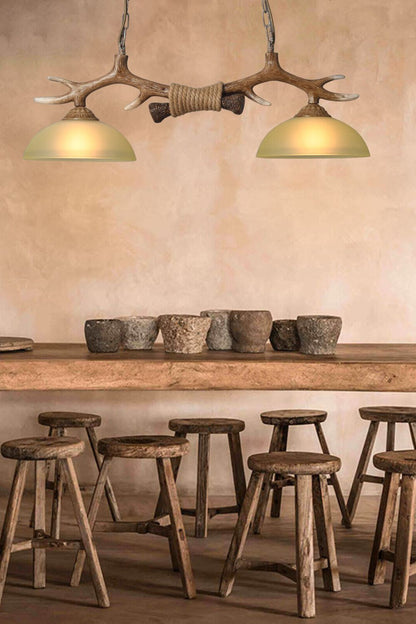 Creative glass antler chandelier - morylighting