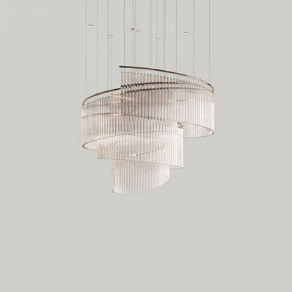 Rivella Cascade Fringe Crystal Chandelier
