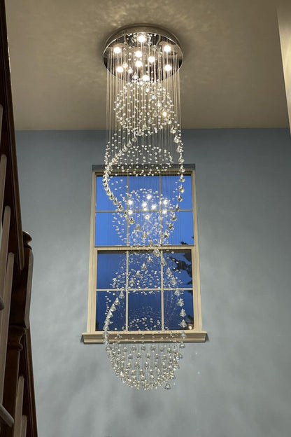 Crystal Ball Chandelier - morylighting
