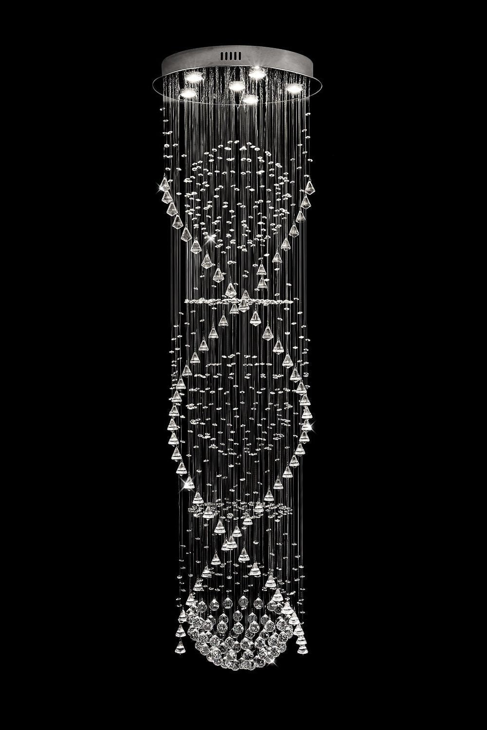 Crystal Ball Chandelier - morylighting