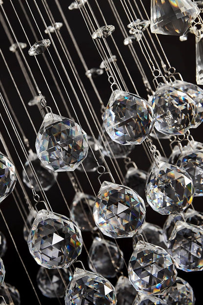 Crystal Ball Chandelier - morylighting