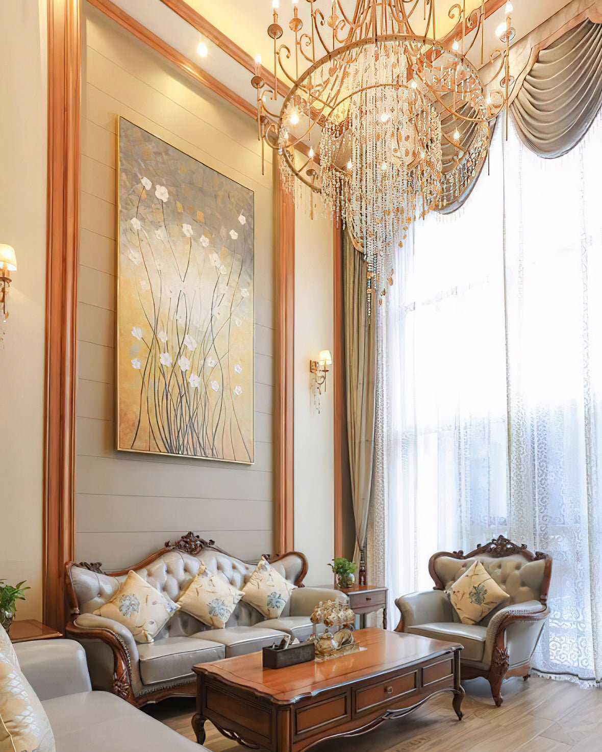 Tatum Lux Shell Crystal Chandelier | Morylighting (17)