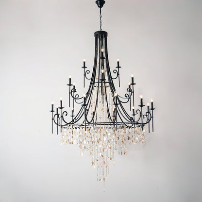 Tatum Lux Shell Crystal Chandelier | Morylighting (21)