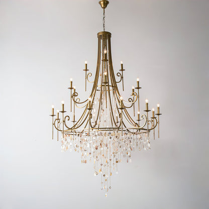 Tatum Lux Shell Crystal Chandelier | Morylighting (23)