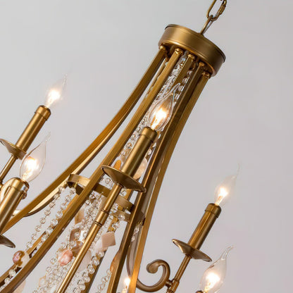 Tatum Lux Shell Crystal Chandelier | Morylighting (19)