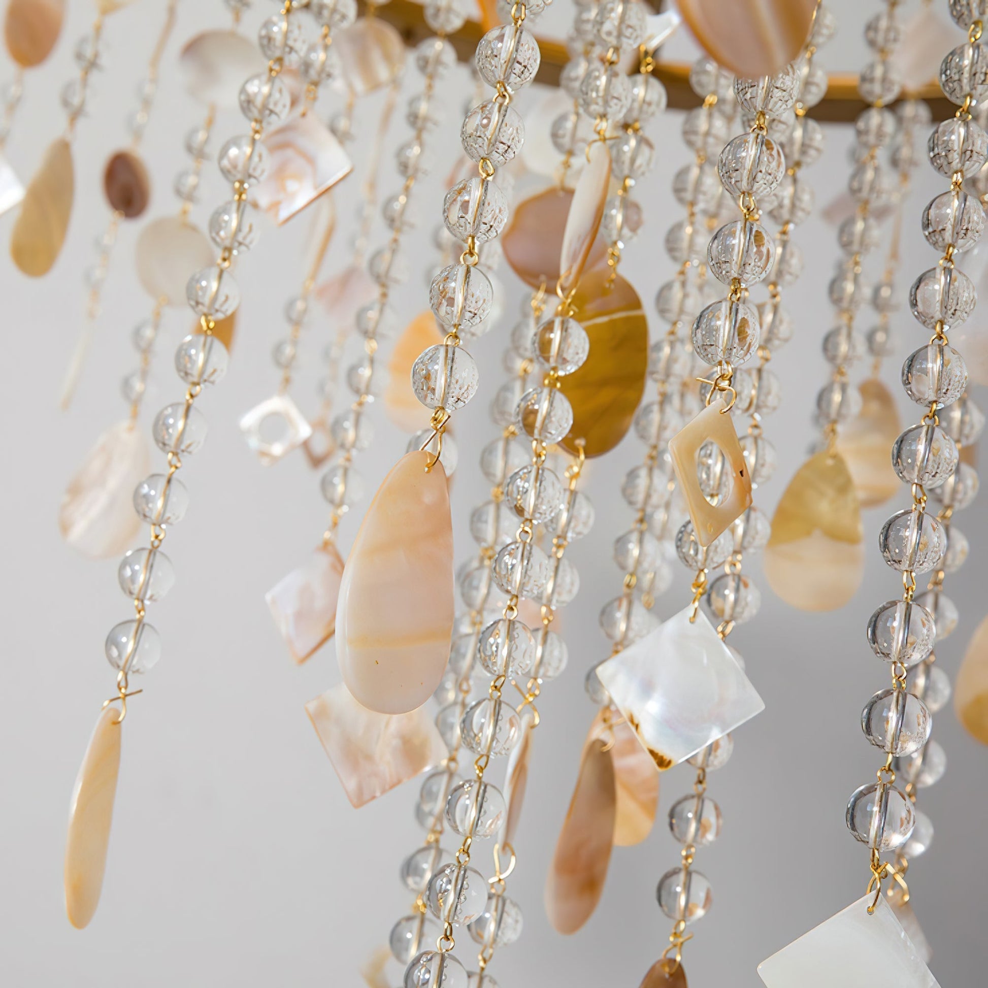Tatum Lux Shell Crystal Chandelier | Morylighting (4)