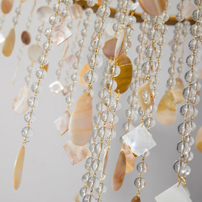 Tatum Lux Shell Crystal Chandelier | Morylighting (4)