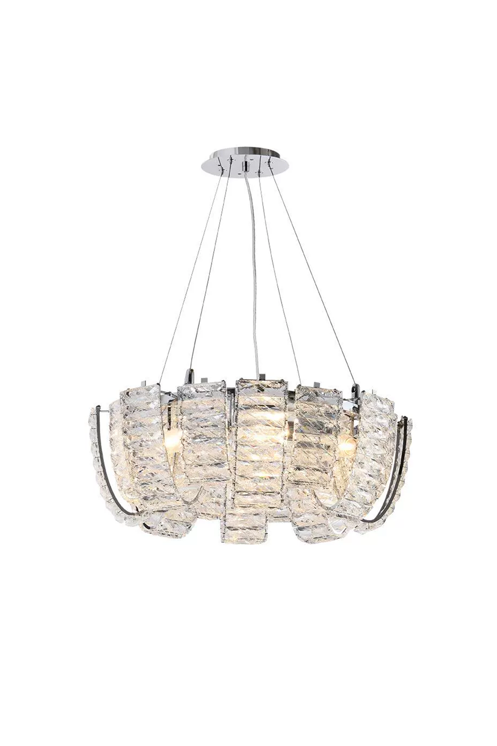 Crystal Chrome Chandelier | morylighting