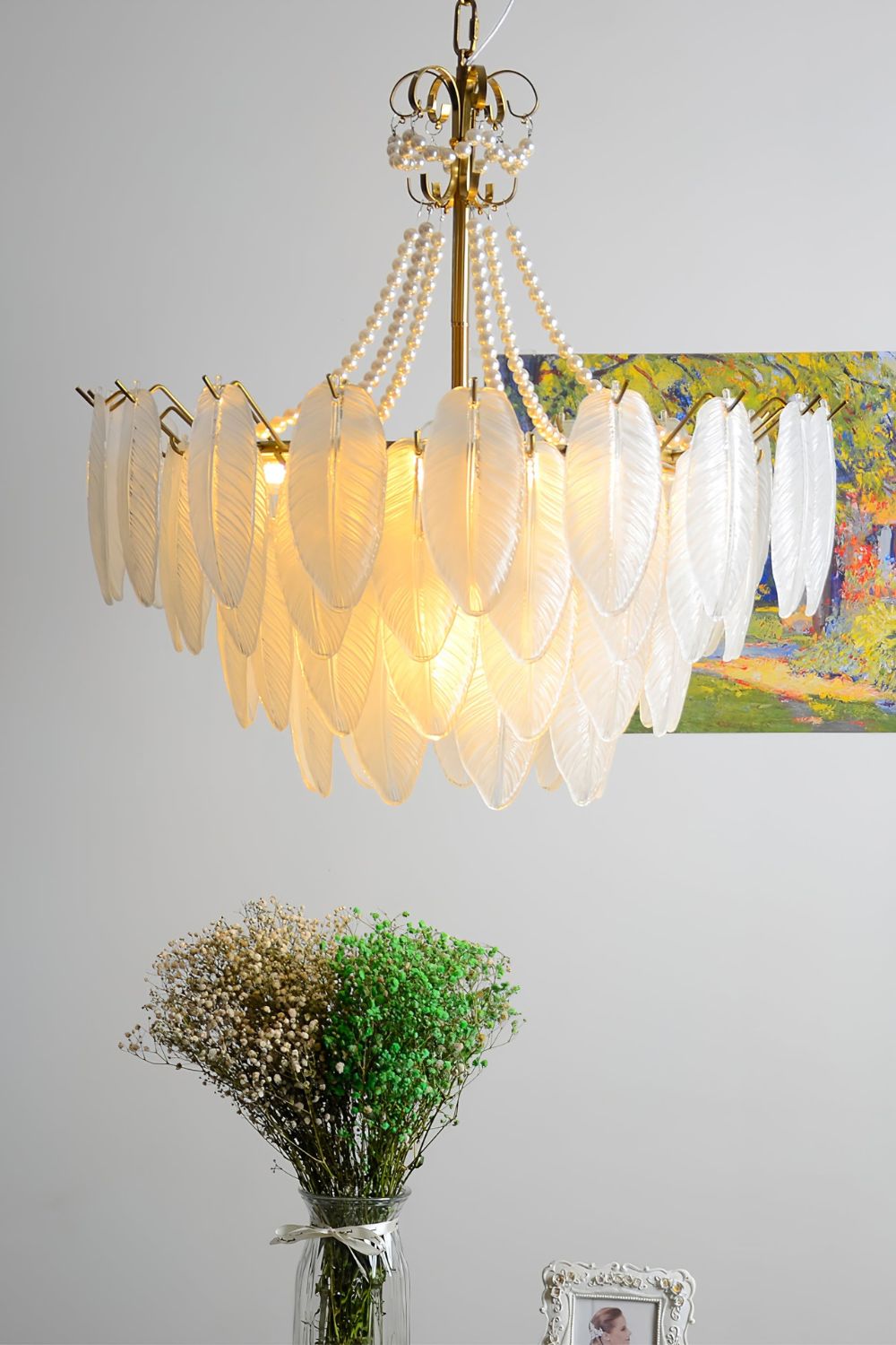Crystal Feather Chandeliers - morylighting