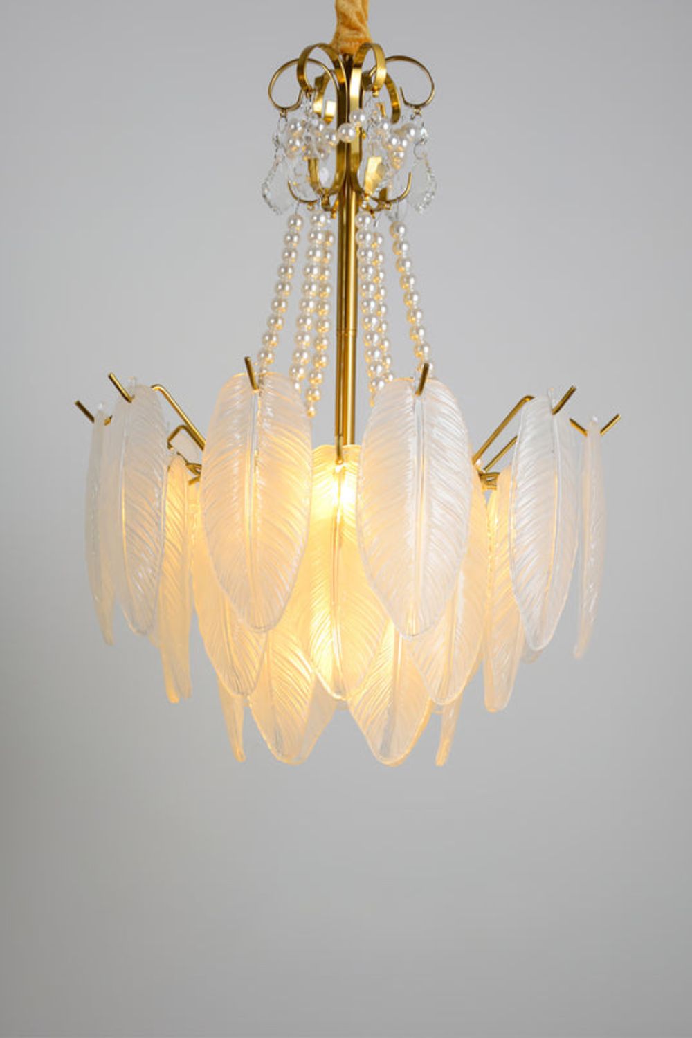 Crystal Feather Chandeliers - morylighting