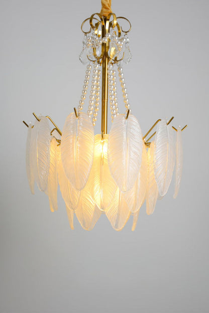 Crystal Feather Chandeliers - morylighting