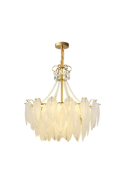 Crystal Feather Chandeliers - morylighting