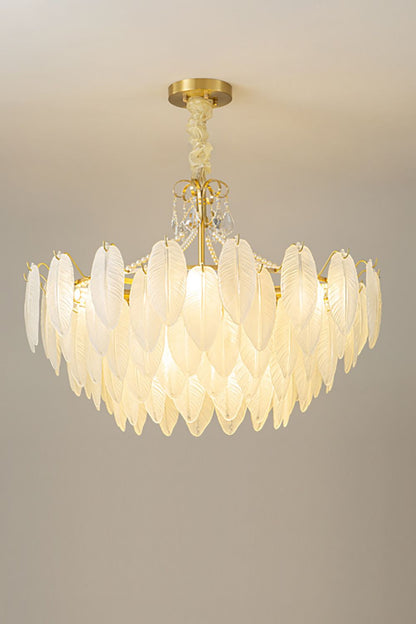 Crystal Feather Chandeliers - morylighting