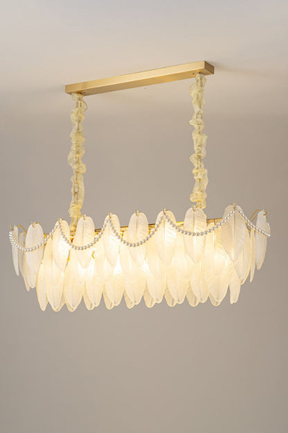 Crystal Feather Chandeliers - morylighting