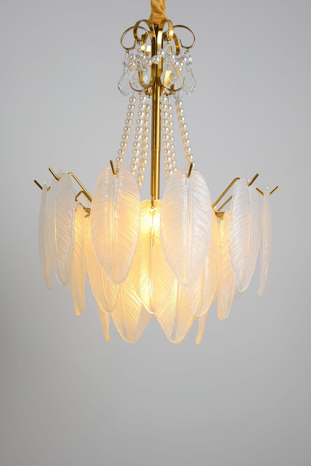 Crystal Feather Chandeliers - morylighting