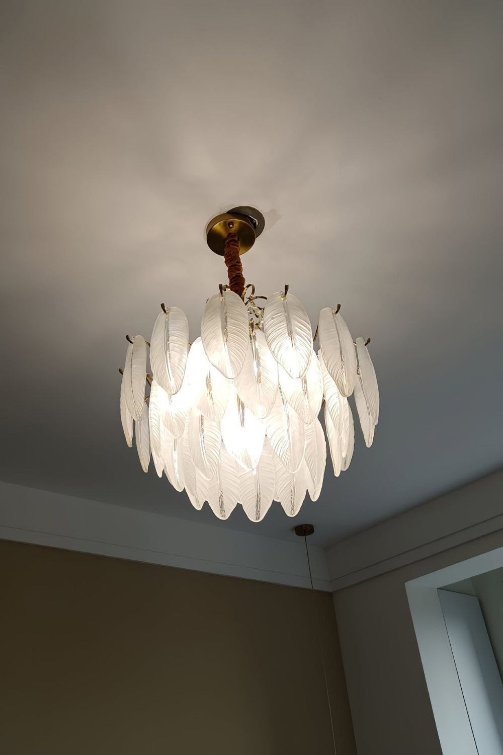 Crystal Feather Chandeliers - morylighting