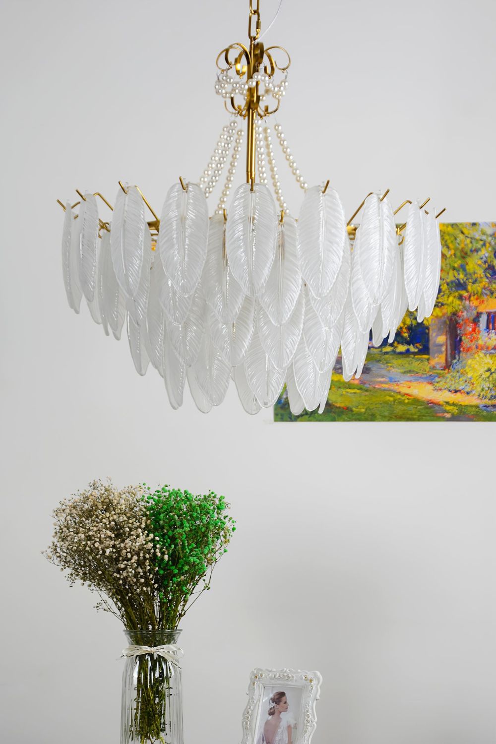 Crystal Feather Chandeliers - morylighting