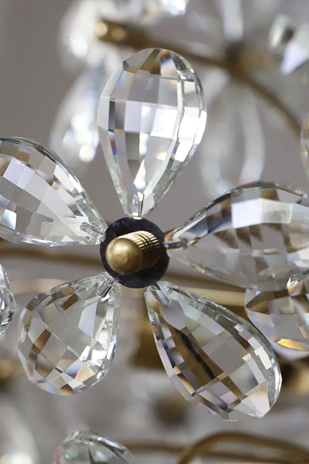 Crystal Flower Chandelier - morylighting
