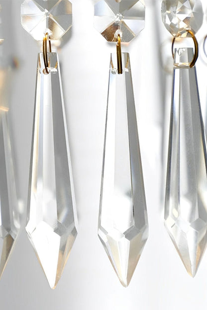 Crystal Palm Leaf Pendant Light - view 17 | morylighting