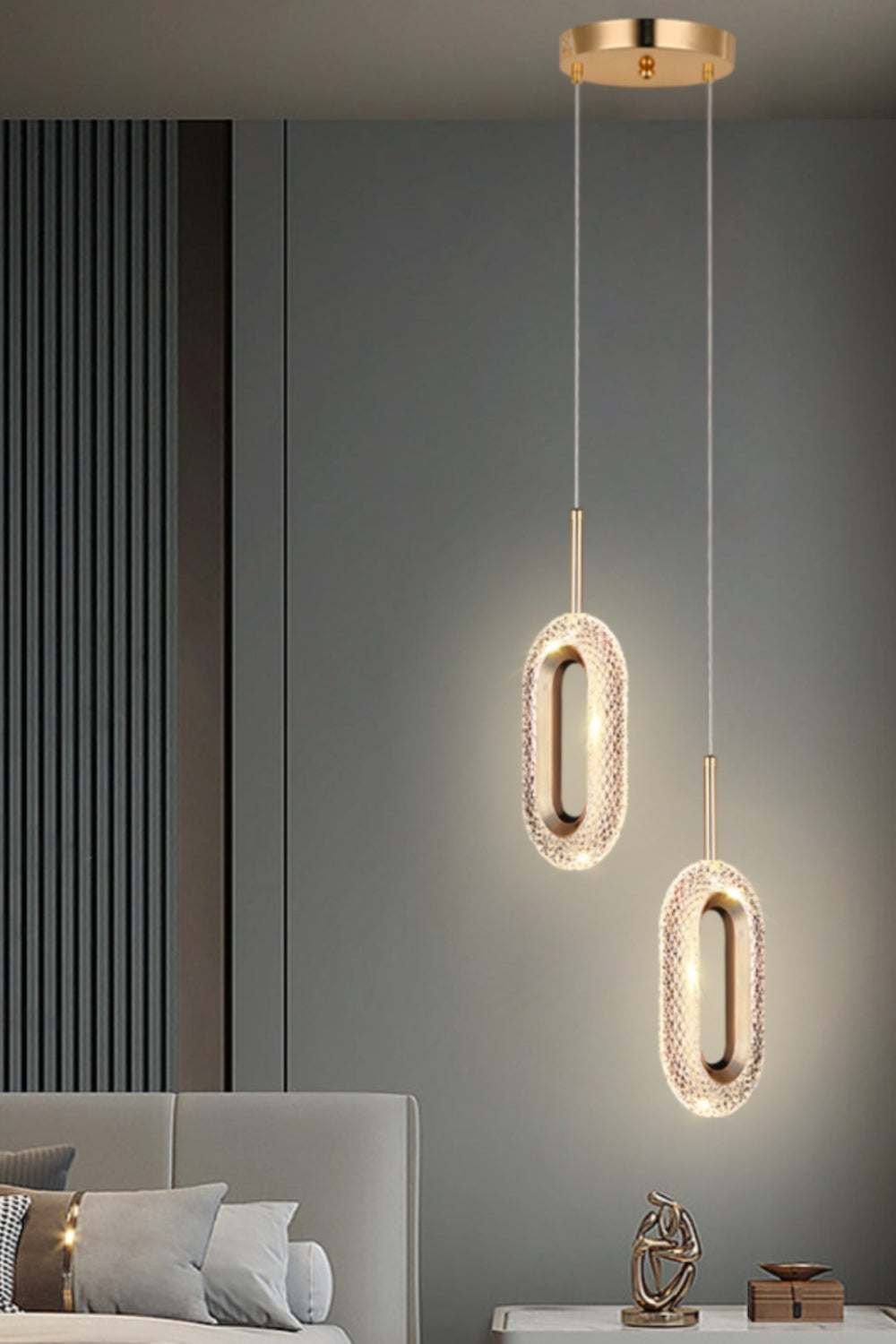 Crystal Wormhole Pendant Lamp - morylighting