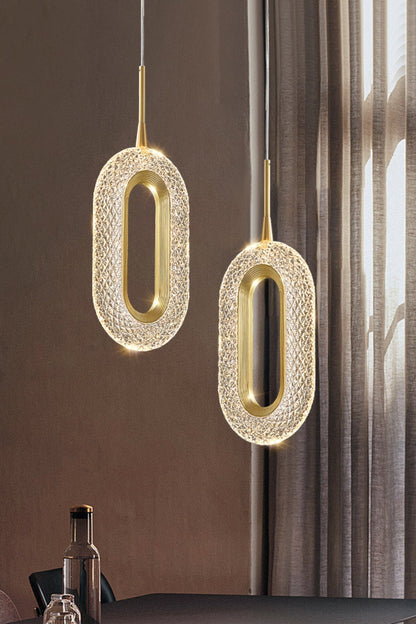 Crystal Wormhole Pendant Lamp - morylighting