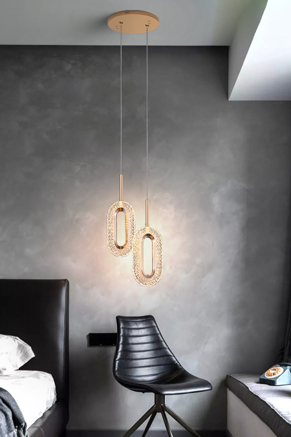 Crystal Wormhole Pendant Lamp - morylighting