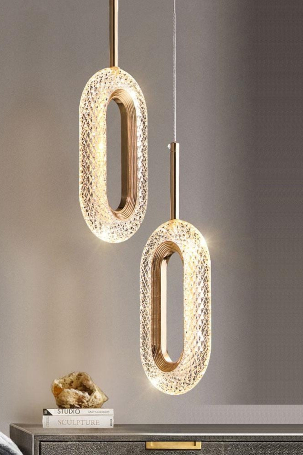 Crystal Wormhole Pendant Lamp - morylighting