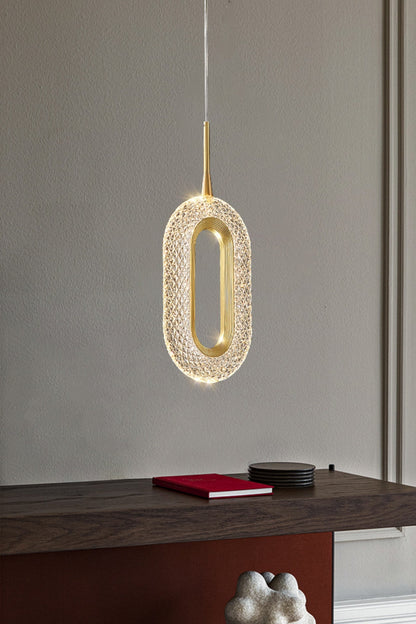 Crystal Wormhole Pendant Lamp - morylighting