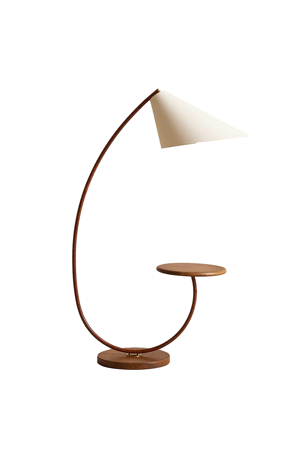 Curved Shelf Floor Lamp | morylighting