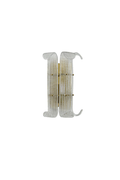 Curved Textured Glass Wall Sconce | morylighting