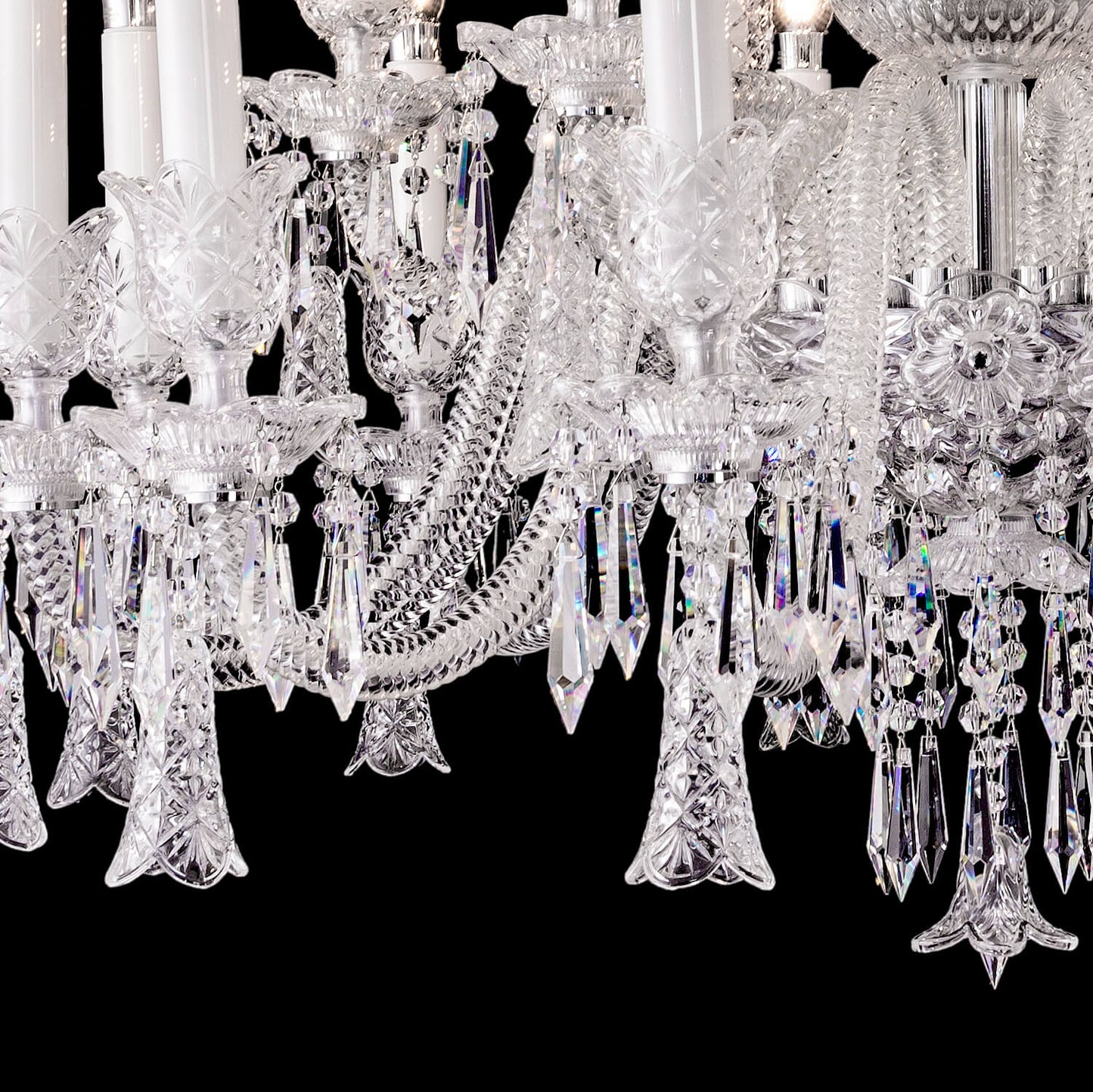 18 lights crystal bell baccarat chandelier