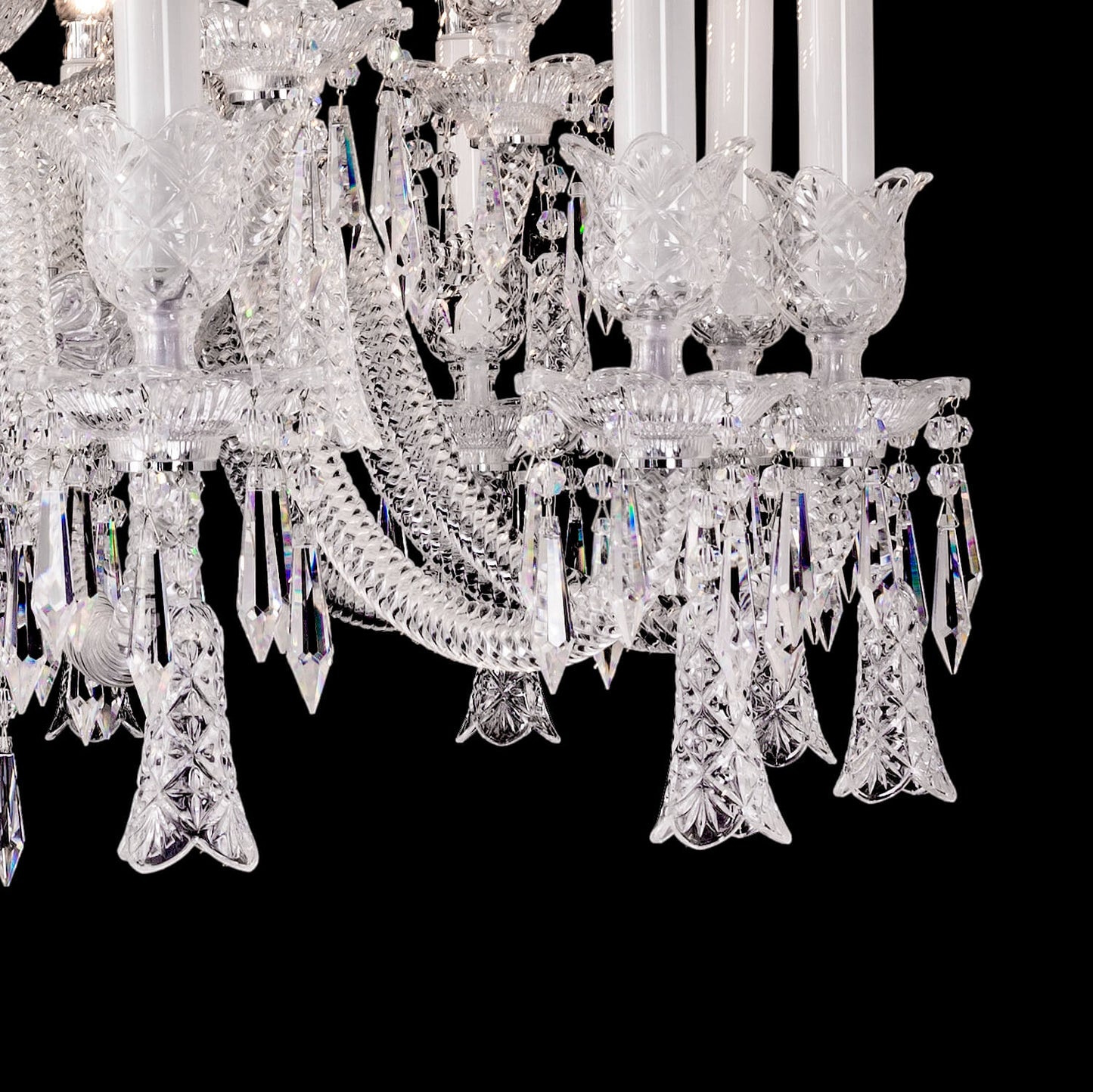 18 lights crystal bell baccarat chandelier