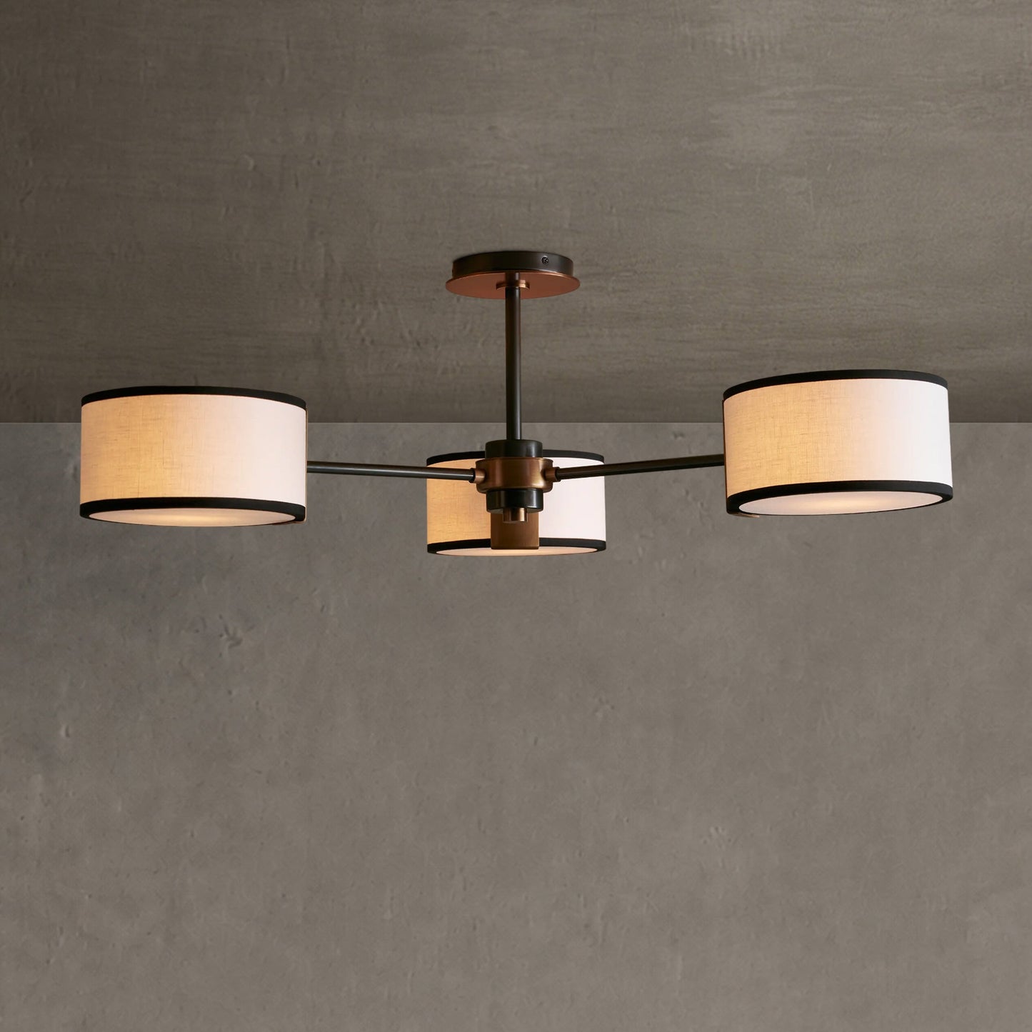 Daphne Fabric Flush Mount